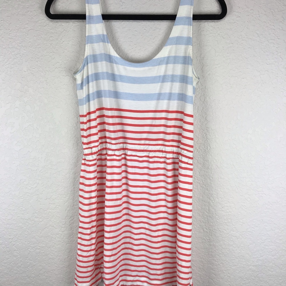 Striped Drawstring Dress - Picture 4 of 4
